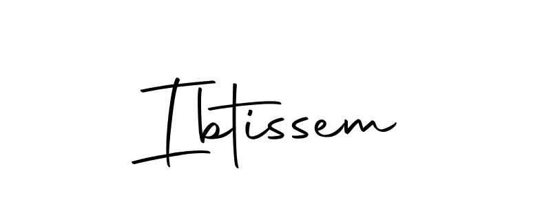 Create a beautiful signature design for name Ibtissem. With this signature (Autography-DOLnW) fonts, you can make a handwritten signature for free. Ibtissem signature style 10 images and pictures png