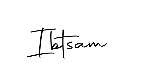 Create a beautiful signature design for name Ibtsam. With this signature (Autography-DOLnW) fonts, you can make a handwritten signature for free. Ibtsam signature style 10 images and pictures png