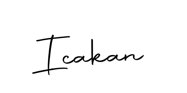 How to make Icakan name signature. Use Autography-DOLnW style for creating short signs online. This is the latest handwritten sign. Icakan signature style 10 images and pictures png