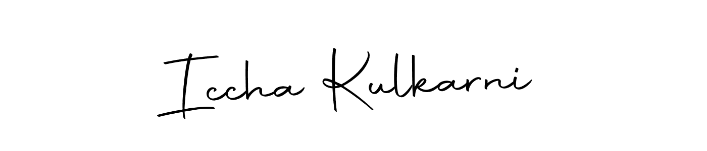 Here are the top 10 professional signature styles for the name Iccha Kulkarni. These are the best autograph styles you can use for your name. Iccha Kulkarni signature style 10 images and pictures png