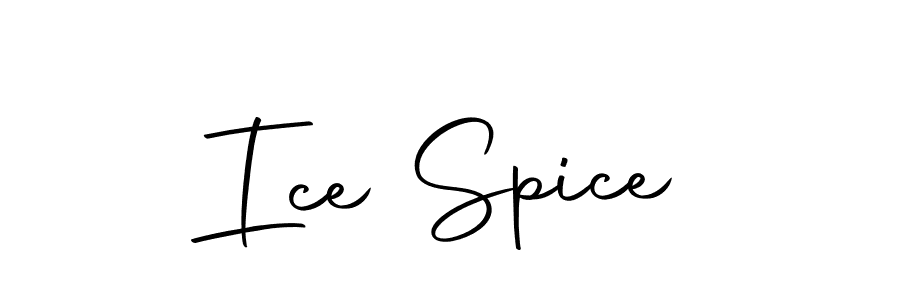 You should practise on your own different ways (Autography-DOLnW) to write your name (Ice Spice) in signature. don't let someone else do it for you. Ice Spice signature style 10 images and pictures png