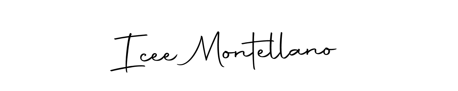 How to make Icee Montellano signature? Autography-DOLnW is a professional autograph style. Create handwritten signature for Icee Montellano name. Icee Montellano signature style 10 images and pictures png
