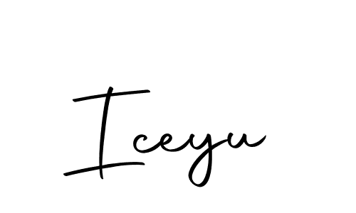 You should practise on your own different ways (Autography-DOLnW) to write your name (Iceyu) in signature. don't let someone else do it for you. Iceyu signature style 10 images and pictures png