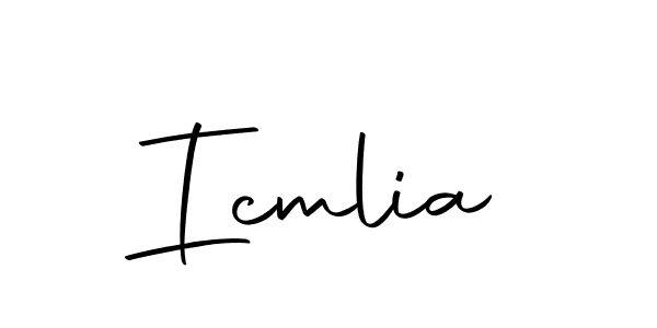 How to make Icmlia signature? Autography-DOLnW is a professional autograph style. Create handwritten signature for Icmlia name. Icmlia signature style 10 images and pictures png