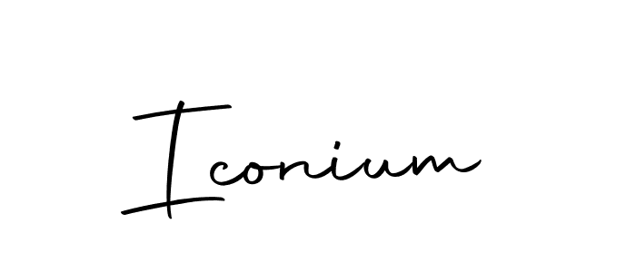 How to make Iconium signature? Autography-DOLnW is a professional autograph style. Create handwritten signature for Iconium name. Iconium signature style 10 images and pictures png