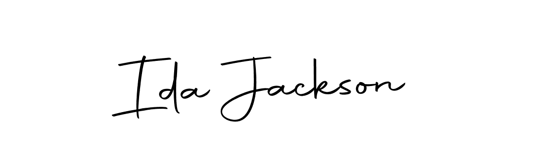 You should practise on your own different ways (Autography-DOLnW) to write your name (Ida Jackson) in signature. don't let someone else do it for you. Ida Jackson signature style 10 images and pictures png