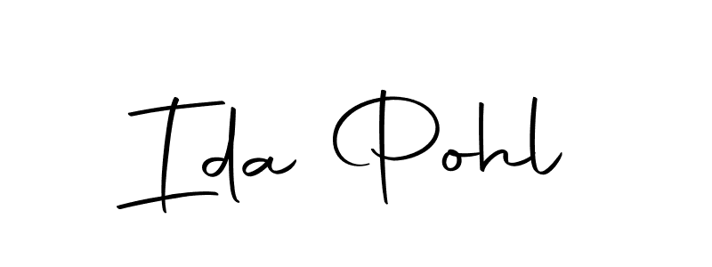 Design your own signature with our free online signature maker. With this signature software, you can create a handwritten (Autography-DOLnW) signature for name Ida Pohl. Ida Pohl signature style 10 images and pictures png