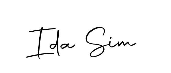 Make a beautiful signature design for name Ida Sim. Use this online signature maker to create a handwritten signature for free. Ida Sim signature style 10 images and pictures png