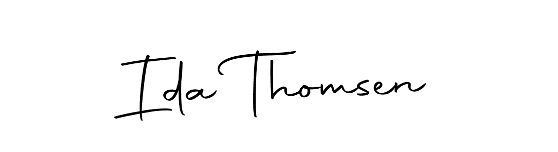 Make a beautiful signature design for name Ida Thomsen. With this signature (Autography-DOLnW) style, you can create a handwritten signature for free. Ida Thomsen signature style 10 images and pictures png