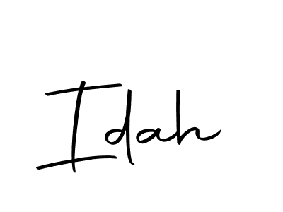 Idah stylish signature style. Best Handwritten Sign (Autography-DOLnW) for my name. Handwritten Signature Collection Ideas for my name Idah. Idah signature style 10 images and pictures png