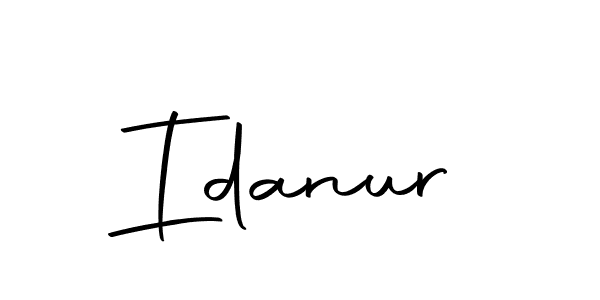 Design your own signature with our free online signature maker. With this signature software, you can create a handwritten (Autography-DOLnW) signature for name Idanur. Idanur signature style 10 images and pictures png