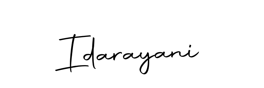 if you are searching for the best signature style for your name Idarayani. so please give up your signature search. here we have designed multiple signature styles  using Autography-DOLnW. Idarayani signature style 10 images and pictures png