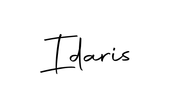 The best way (Autography-DOLnW) to make a short signature is to pick only two or three words in your name. The name Idaris include a total of six letters. For converting this name. Idaris signature style 10 images and pictures png
