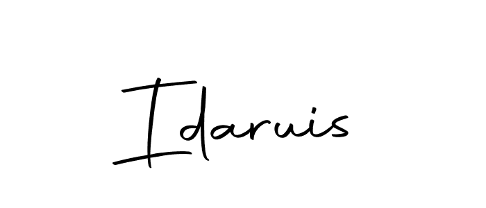 Make a beautiful signature design for name Idaruis. With this signature (Autography-DOLnW) style, you can create a handwritten signature for free. Idaruis signature style 10 images and pictures png