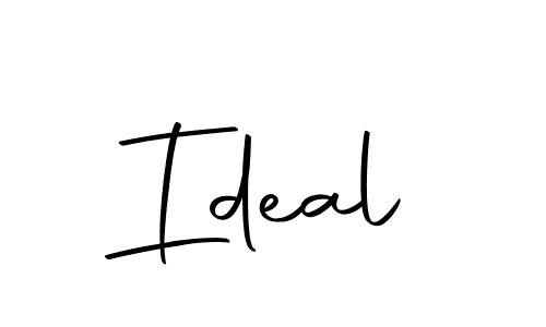 It looks lik you need a new signature style for name Ideal. Design unique handwritten (Autography-DOLnW) signature with our free signature maker in just a few clicks. Ideal signature style 10 images and pictures png