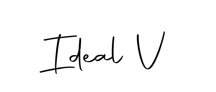 Make a beautiful signature design for name Ideal V. Use this online signature maker to create a handwritten signature for free. Ideal V signature style 10 images and pictures png