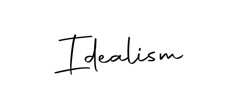 The best way (Autography-DOLnW) to make a short signature is to pick only two or three words in your name. The name Idealism include a total of six letters. For converting this name. Idealism signature style 10 images and pictures png