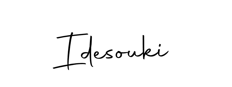 Idesouki stylish signature style. Best Handwritten Sign (Autography-DOLnW) for my name. Handwritten Signature Collection Ideas for my name Idesouki. Idesouki signature style 10 images and pictures png