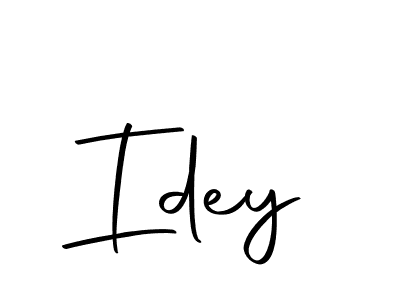 Make a beautiful signature design for name Idey. Use this online signature maker to create a handwritten signature for free. Idey signature style 10 images and pictures png