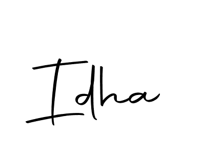 Best and Professional Signature Style for Idha. Autography-DOLnW Best Signature Style Collection. Idha signature style 10 images and pictures png