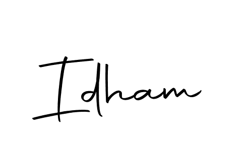 The best way (Autography-DOLnW) to make a short signature is to pick only two or three words in your name. The name Idham include a total of six letters. For converting this name. Idham signature style 10 images and pictures png