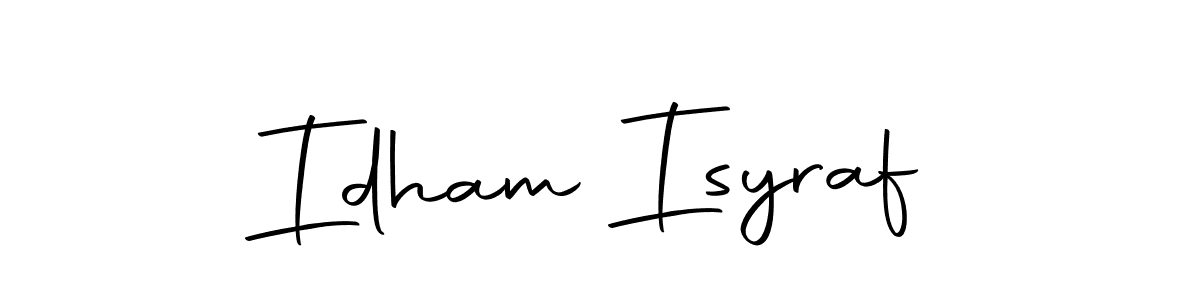 Make a short Idham Isyraf signature style. Manage your documents anywhere anytime using Autography-DOLnW. Create and add eSignatures, submit forms, share and send files easily. Idham Isyraf signature style 10 images and pictures png