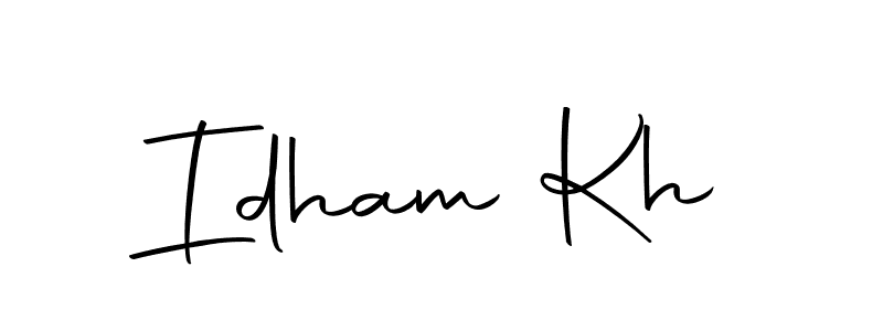 You can use this online signature creator to create a handwritten signature for the name Idham Kh. This is the best online autograph maker. Idham Kh signature style 10 images and pictures png