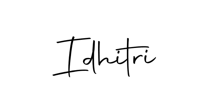 if you are searching for the best signature style for your name Idhitri. so please give up your signature search. here we have designed multiple signature styles  using Autography-DOLnW. Idhitri signature style 10 images and pictures png