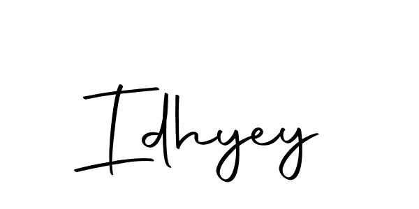 Similarly Autography-DOLnW is the best handwritten signature design. Signature creator online .You can use it as an online autograph creator for name Idhyey. Idhyey signature style 10 images and pictures png