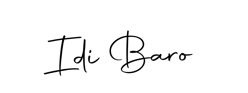 Similarly Autography-DOLnW is the best handwritten signature design. Signature creator online .You can use it as an online autograph creator for name Idi Baro. Idi Baro signature style 10 images and pictures png