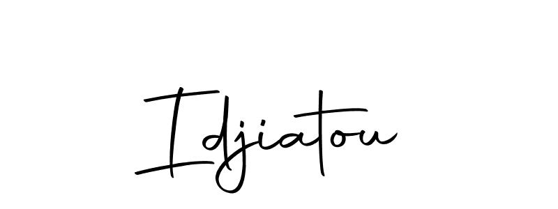 Idjiatou stylish signature style. Best Handwritten Sign (Autography-DOLnW) for my name. Handwritten Signature Collection Ideas for my name Idjiatou. Idjiatou signature style 10 images and pictures png