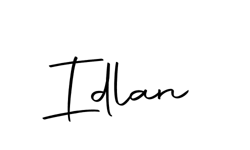 if you are searching for the best signature style for your name Idlan. so please give up your signature search. here we have designed multiple signature styles  using Autography-DOLnW. Idlan signature style 10 images and pictures png