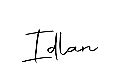 You should practise on your own different ways (Autography-DOLnW) to write your name (Idlan) in signature. don't let someone else do it for you. Idlan signature style 10 images and pictures png