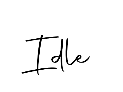 You should practise on your own different ways (Autography-DOLnW) to write your name (Idle) in signature. don't let someone else do it for you. Idle signature style 10 images and pictures png
