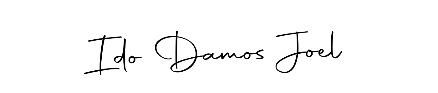 Design your own signature with our free online signature maker. With this signature software, you can create a handwritten (Autography-DOLnW) signature for name Ido Damos Joel. Ido Damos Joel signature style 10 images and pictures png