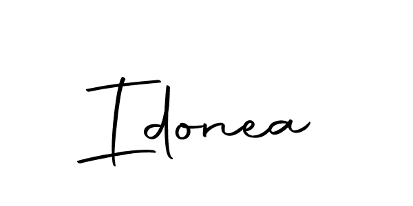 How to make Idonea signature? Autography-DOLnW is a professional autograph style. Create handwritten signature for Idonea name. Idonea signature style 10 images and pictures png