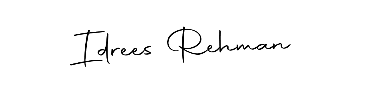 This is the best signature style for the Idrees Rehman name. Also you like these signature font (Autography-DOLnW). Mix name signature. Idrees Rehman signature style 10 images and pictures png