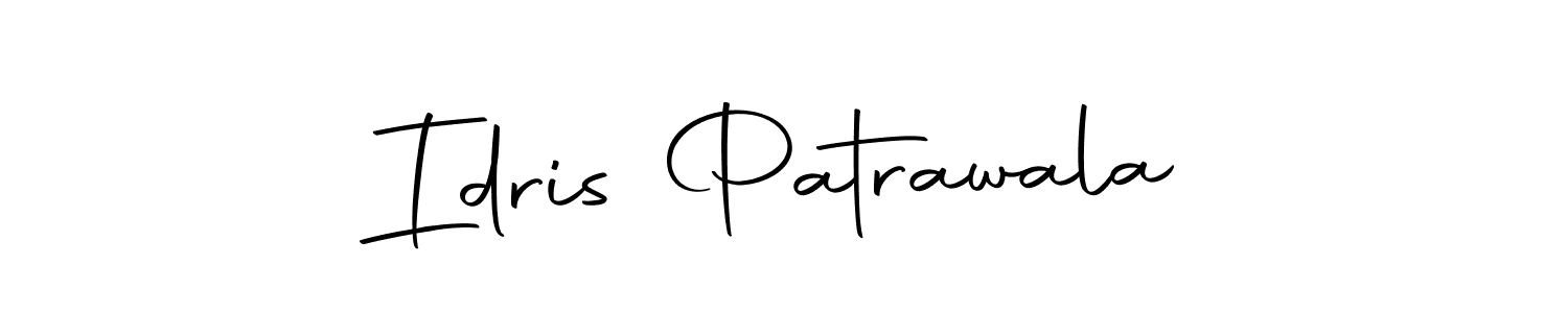 if you are searching for the best signature style for your name Idris Patrawala. so please give up your signature search. here we have designed multiple signature styles  using Autography-DOLnW. Idris Patrawala signature style 10 images and pictures png