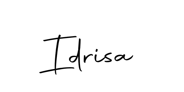 How to make Idrisa name signature. Use Autography-DOLnW style for creating short signs online. This is the latest handwritten sign. Idrisa signature style 10 images and pictures png