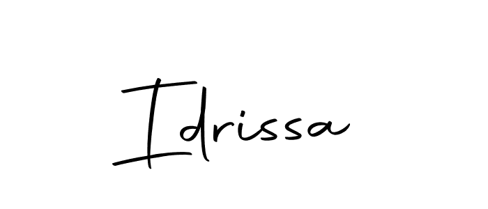 Make a beautiful signature design for name Idrissa. Use this online signature maker to create a handwritten signature for free. Idrissa signature style 10 images and pictures png