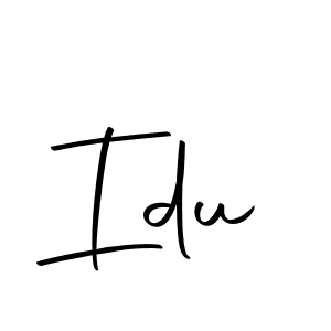 How to make Idu name signature. Use Autography-DOLnW style for creating short signs online. This is the latest handwritten sign. Idu signature style 10 images and pictures png