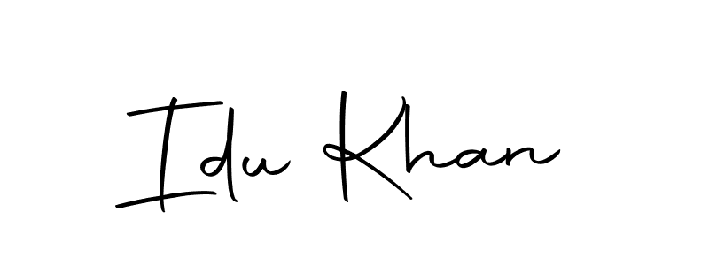Similarly Autography-DOLnW is the best handwritten signature design. Signature creator online .You can use it as an online autograph creator for name Idu Khan. Idu Khan signature style 10 images and pictures png