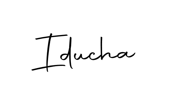 Autography-DOLnW is a professional signature style that is perfect for those who want to add a touch of class to their signature. It is also a great choice for those who want to make their signature more unique. Get Iducha name to fancy signature for free. Iducha signature style 10 images and pictures png