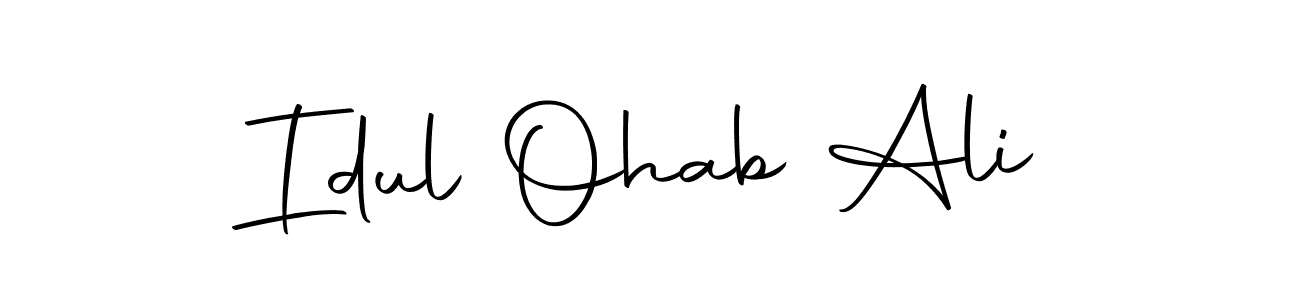 Once you've used our free online signature maker to create your best signature Autography-DOLnW style, it's time to enjoy all of the benefits that Idul Ohab Ali name signing documents. Idul Ohab Ali signature style 10 images and pictures png