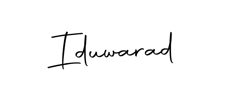 Make a beautiful signature design for name Iduwarad. Use this online signature maker to create a handwritten signature for free. Iduwarad signature style 10 images and pictures png