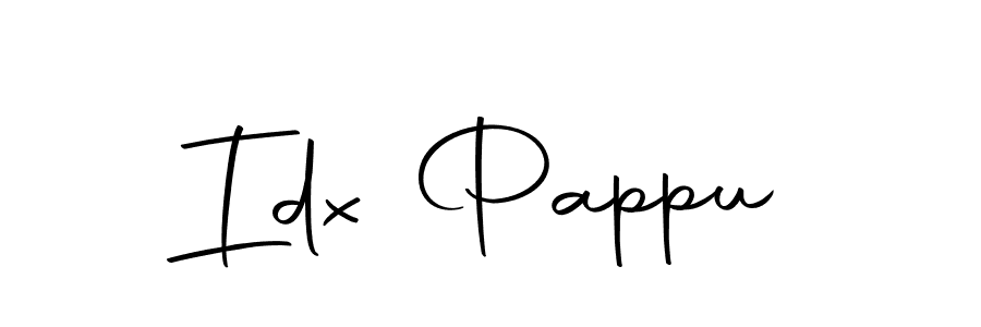 You should practise on your own different ways (Autography-DOLnW) to write your name (Idx Pappu) in signature. don't let someone else do it for you. Idx Pappu signature style 10 images and pictures png