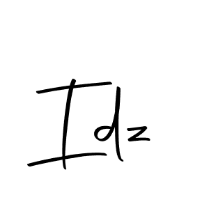 How to make Idz name signature. Use Autography-DOLnW style for creating short signs online. This is the latest handwritten sign. Idz signature style 10 images and pictures png