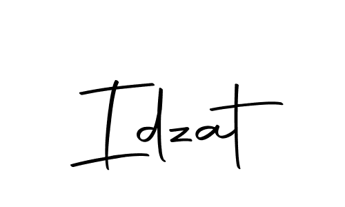 The best way (Autography-DOLnW) to make a short signature is to pick only two or three words in your name. The name Idzat include a total of six letters. For converting this name. Idzat signature style 10 images and pictures png