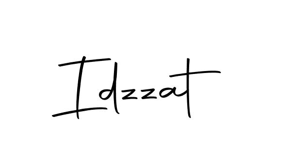 Idzzat stylish signature style. Best Handwritten Sign (Autography-DOLnW) for my name. Handwritten Signature Collection Ideas for my name Idzzat. Idzzat signature style 10 images and pictures png