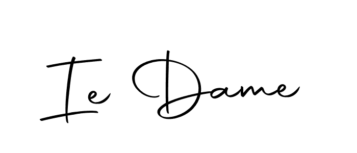 Check out images of Autograph of Ie Dame name. Actor Ie Dame Signature Style. Autography-DOLnW is a professional sign style online. Ie Dame signature style 10 images and pictures png